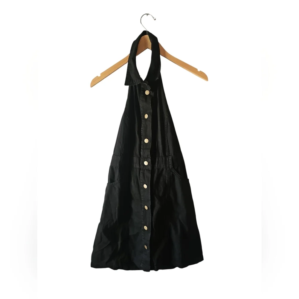 Free People Women's Sami Mini Dress, Washed Black Sz Small New With Tags - Picture 4 of 7
